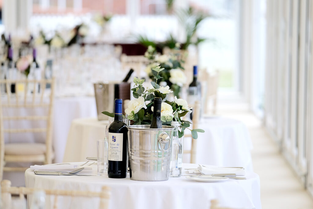 Wedding tablescape | Chelmsford City Racecourse